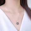image:imageNONNYL Real Pearl Pendant Necklaces for Women with Genuine AAAA Quality 910mm Black Tahitian Cultured Pearls  Platinum Gold Plated 18K Necklace Fine Jewelry Gifts