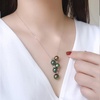 image:imageNONNYL Real Pearl Pendant Necklaces for Women with Genuine AAAA Quality 910mm Black Tahitian Cultured Pearls  Platinum Gold Plated 18K Necklace Fine Jewelry Gifts for Her