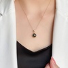 image:imageNONNYL Real Pearl Pendant Necklaces for Women with Genuine AAAA Quality Black Tahitian Cultured Pearls 910mm  Platinum Gold Plated 925 Sterling Silver Necklace Fine Jewelry Gifts