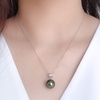 image:imageNONNYL Real Tahitian Black Pearl Necklaces for Women1011mm With 18 inch Chain Christmas Gifts for Mom Wife Girlfriend Anniversary Birthday Jewelry Gifts for Her