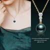 image:imageNONNYL Tahitian Black Pearl Necklace 18K Gold Plated 925 Sterling Silver for Women  Gifts for Mom Wife Anniversary Mothers Day Birthday Christmas Valentines Day