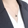 image:imageNONNYL Tahitian Black Pearl Necklace Pearl Necklaces for Women 1011mm Round Black Pearl Sterling Silver Pendant 18 inch Chain  Jewelry Gifts for Wife Girlfriend Mother