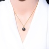 image:imageNONNYL Tahitian Black Pearl Necklace for Women Fine Jewellery Round AAAA 1011mm Pearls  Pearl Pendant Necklace Gift for Women Her Grandma Wife