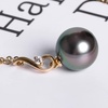 image:imageNONNYL Tahitian Black Pearl Necklace for Women Fine Jewellery Round AAAA 910mm Pearls  Pearl Pendant Necklace Gift for Women Her Grandma Wife