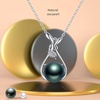 image:imageNONNYL Tahitian Black Pearl Necklaces  Anniversary Mothers Day Birthday Christmas Valentines Day Jewelry Gifts for Herblack pearl
