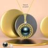 image:imageNONNYL Tahitian Black Pearl Necklaces  Anniversary Mothers Day Birthday Christmas Valentines Day Jewelry Gifts for Herblack pearl02