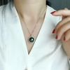 image:imageNONNYL Tahitian Black Pearl Pendant Necklace for Women 1112mm Real South Sea Pearls Round 925 Sterling Silver Plated 18K Gold Christmas Jewelry Gifts for Women Wife Girlfriend Mom Daughter Her