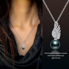 image:imageNONNYL Tahitian Black Pearl Pendant Necklaces for Women with Genuine AAAA Quality 910mm Real Cultured Pearls  Platinum Gold Plated 925 Sterling Silver Necklace Fine Jewelry Womens Gifts