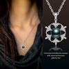 image:imageNONNYL Tahitian Black Pearls Authentic South Sea Pearl Pendant Necklace 102mm Round 18K Gold Plated 925 Sterling Silver  Fine Jewelry Gifts for Women Wife Mom Daughter