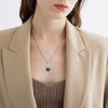 image:imageNONNYL Tahitian Black Pearls Authentic South Sea Pearl Pendant Necklace 10mm Round 18K Gold Plated 925 Sterling Silver  Fine Jewelry Gifts for Women Wife Mom Daughter