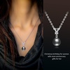 image:imageNONNYL Tahitian Black Pearls Authentic South Sea Pearl Pendant Necklace 910mm Round 18K Gold Plated 925 Sterling Silver  Fine Jewelry Gifts for Women Wife Mom Daughter