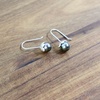 image:imageNONNYL Valentines Day Gifts for Her WomenTahitianBlackPearlEarringsGift for Wife Wedding Birthday AnniversaryMothers Day Gift for Mom Her Women ChristmasPearl Dangle Earring Fine Jewelry