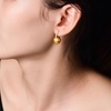 image:imageNONNYL Wife Jewelry 18K Gold Earrings  Genuine South Sea Golden Pearl Jewelry Earrings for Women Birthday Jewelry for Girlfriend Valentines Day for Wife NO1179