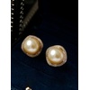 image:imageNONNYL Wife Jewelry 18K Gold Earrings  Genuine South Sea Golden Pearl Jewelry Earrings for Women Birthday Jewelry for Girlfriend Valentines Day for Wife NO1161