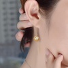 image:imageNONNYL Wife Jewelry 18K Gold Earrings  Genuine South Sea Golden Pearl Jewelry Earrings for Women Birthday Jewelry for Girlfriend Valentines Day for Wife NO1265