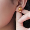 image:imageNONNYL Wife Jewelry 18K Gold Earrings  Genuine South Sea Golden Pearl Jewelry Earrings for Women Birthday Jewelry for Girlfriend Valentines Day for Wife NO1132