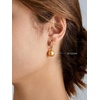 image:imageNONNYL Wife Jewelry 18K Gold Earrings  Genuine South Sea Golden Pearl Jewelry Earrings for Women Birthday Jewelry for Girlfriend Valentines Day for Wife NO1272