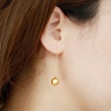 image:imageNONNYL Wife Jewelry 18K Gold Earrings  Genuine South Sea Golden Pearl Jewelry Earrings for Women Birthday Jewelry for Girlfriend Valentines Day for Wife NO1133