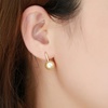 image:imageNONNYL Wife Jewelry 18K Gold Earrings  Genuine South Sea Golden Pearl Jewelry Earrings for Women Birthday Jewelry for Girlfriend Valentines Day for Wife NO1136
