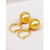 image:imageNONNYL Wife Jewelry 18K Gold Earrings  Genuine South Sea Golden Pearl Jewelry Earrings for Women Birthday Jewelry for Girlfriend Valentines Day for Wife NO1159