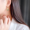 image:imageNonnyl Real Pearl Earrings for Women With Genuine 1011mm AAAA Quality Grey Tahitian Cultured Pearls Earring  925 Sterling Silver Plated 18K Gold Pearl Gifts for Women Her Grandma Wife