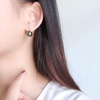 image:imageNonnyl Real Pearl Earrings for Women with Genuine AAAA Quality Black Tahitian Cultured Pearls Earring  925 Sterling Silver Plated Platinum Gold Earrings  Nonnyl