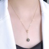 image:imageNonnyl Real Pearl Pendant Necklaces for Women with Genuine AAA Quality Akoya 78mm and 910mm Black Tahitian Cultured Pearls  Platinum Gold Plated 925 Sterling Silver Necklace Fine Jewelry Gifts for Her