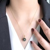 image:imageNonnyl Tahitian Black Pearl Pendant Necklace for Women 10mm Real South Sea Pearls Round Black Pearl Pendant 925 Sterling Silver Plated 18K Gold  Sterling Silver 18 inch Chain  Christmas Jewelry Gifts for Women Wife Girlfriend Mom Daughter Her