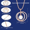 image:imagePearl Necklace amp Real Freshwater Cultured White Pearl Necklaces for Women Sterling Silver Pendants 5mm Pearl 18 inch Chain for Wife Mom Birthday Gifts Pearl Necklace Jewelry for WomenRose Gold