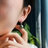 image:imageReal Black Pearl Earrings for Women with Genuine AAAA Quality Round Black Tahitian Cultured Pearls Earring with Drop Dangle Design 925 Sterling Silver Plated Platinum Gold Earrings  Nonnyl