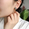 image:imageReal Black Pearl Stud Earrings for Women with Genuine AAAA Quality Round Black Tahitian Cultured Pearls Earring  18K Gold Studs Gifts for Women Wife Mom Her  Nonnyl1112mm