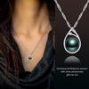 image:imageReal Tahitian Cultured Black Pearl Pendant Necklace  Pearl Necklaces for Womens 910mm Round Black Pearls Sterling Silver 18 inch Chain  Fine Jewelry Gifts for Women Wife Girlfriend Mother