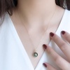 image:imageTahitian Black Pearl Necklace for Women Fine Jewellery Round AAAA 10mm Pearls  Pearl Pendant Necklace Gift for Women Her Grandma Wife