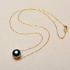 image:imageTahitian Black PearlAkoya White Pearls Necklace Fine Jewellery Round AAAA Pearl 18K Pearl Pendant Necklace Gifts for Women Her Anniversary Birthday Fine Jewelry Valentines Day Mothers Day GiftsBlack