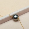 image:imageTahitian Black PearlAkoya White Pearls Necklace Fine Jewellery Round AAAA Pearl 18K Pearl Pendant Necklace Gifts for Women Her Anniversary Birthday Fine Jewelry Valentines Day Mothers Day GiftsBlack