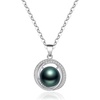 image:imageGifts for WomenTahitianBlackPearlNecklaceGift for Wife Wedding Birthday AnniversaryMom Girlfriend Her Mothers Day Valentines Day Christmas18K Gold Plated Sterling Silver Pearl Pendant NO041
