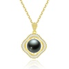 image:imageGifts for WomenTahitianBlackPearlNecklaceGift for Wife Wedding Birthday AnniversaryMom Girlfriend Her Mothers Day Valentines Day Christmas18K Gold Plated Sterling Silver Pearl Pendant NO027