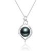 image:imageGifts for WomenTahitianBlackPearlNecklaceGift for Wife Wedding Birthday AnniversaryMom Girlfriend Her Mothers Day Valentines Day Christmas18K Gold Plated Sterling Silver Pearl Pendant NO023