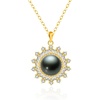 image:imageGifts for WomenTahitianBlackPearlNecklaceGift for Wife Wedding Birthday AnniversaryMom Girlfriend Her Mothers Day Valentines Day Christmas18K Gold Plated Sterling Silver Pearl Pendant NO037