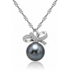 image:imageGifts for WomenTahitianBlackPearlNecklaceGift for Wife Wedding Birthday AnniversaryMom Girlfriend Her Mothers Day Valentines Day Christmas18K Gold Plated Sterling Silver Pearl Pendant NO007