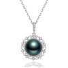 image:imageGifts for WomenTahitianBlackPearlNecklaceGift for Wife Wedding Birthday AnniversaryMom Girlfriend Her Mothers Day Valentines Day Christmas18K Gold Plated Sterling Silver Pearl Pendant NO005