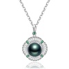 image:imageGifts for WomenTahitianBlackPearlNecklaceGift for Wife Wedding Birthday AnniversaryMom Girlfriend Her Mothers Day Valentines Day Christmas18K Gold Plated Sterling Silver Pearl Pendant NO032