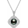 image:imageNONNYL Birthday Gifts for Women Her WifeTahitianBlackPearlNecklaceGift for Wife Wedding Birthday Anniversary JewelryMom Girlfriend Her Mothers Day Gifts for Mom Women Valentines Christmas Day