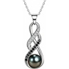 image:imageNONNYL Birthday Gifts for Women Wife Pearl NecklaceValentinees Gift for Her Grandma Mom on Christmas Day Mothers Day Wedding Gifts Anniversaryblack