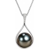 image:imageNONNYL Birthday Gifts for Women Wife TahitianBlackPearlNecklaceGift for Wife Her Wedding Birthday AnniversaryMom Girlfriend Her Mothers Day Valentines Day Christmas18K Gold Plated Sterling Silver Pearl Pendant Jewelry
