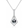 image:imageNONNYL Birthday Gifts for Women WifeBlackPearlNecklaceGift for Wife Wedding AnniversaryMom Girlfriend Her Mothers Day Valentines Day Christmas18K Gold Plated Sterling Silver Tahitian Pearl Pendant Necklace