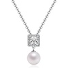 image:imageNONNYL Freshwater Cultured Round Pearl Pendant Necklaces for Women JewelryGifts for Mom Grandma Wife Girlfriend on Mothers Day Valentines Day Gifts for Her Christmas Birthday Anniversary