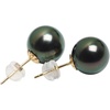 image:imageNONNYL Gifts for Wife Anniversary 18K Gold Pearl Stud Earrings for Women Genuine Handpicked Nature Tahitian Black Pearls Earring Birthday Christmas Mothers Day Valentines Jewelry Gifts18K Yellow Gold