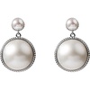 image:imageNONNYL Gifts for Wife Jewelry  Pearl Jewelry Earrings for Women Birthday Jewelry for Girlfriend Valentines Day for Wife Mothers Day for Mom Grandma N4771