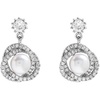 image:imageNONNYL Gifts for Wife Jewelry  Pearl Jewelry Earrings for Women Birthday Jewelry for Girlfriend Valentines Day for Wife Mothers Day for Mom Grandma N8821